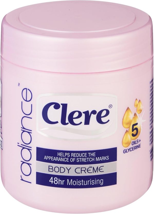 ⁦Clere Body Cream with 5 Oils 400ml C422 - Deeply Nourishing and Hydrating Lotion for Radiant Skin⁩ - الصورة ⁦2⁩
