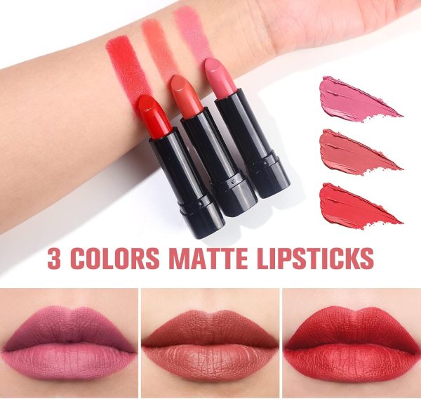 ⁦Professional Makeup Kit for Women Girls Full Kit with Mirror 58 Colors All in One Make up Gift Set Included Eyeshadow,Compact Powder,Blusher,Lipstick,Eyebrow Pencil,Gitter Gel,Eyeliner,Mascara (N)⁩ - الصورة ⁦5⁩