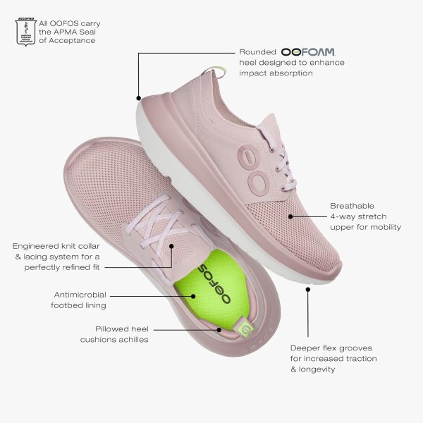 ⁦OOFOS Oomy Stride womens Sneaker⁩ - الصورة ⁦4⁩