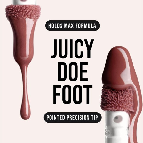 ⁦HUDA BEAUTY Faux Filler Shiny Non-Sticky Lip Gloss Bombshell - Pinky Brown 0.13FL.OZ / 3.9ml⁩ - الصورة ⁦7⁩