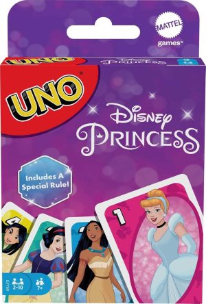 UNO® Disney Princesses Matching Card Game, 112 Cards for Players 7 Years Old & Up