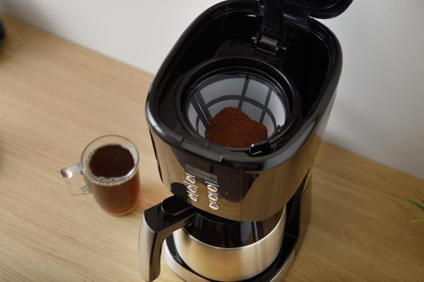 ⁦Al Saif Drip Coffee Maker 1.0 Liter 900 Watts, Color: Black⁩ - الصورة ⁦3⁩