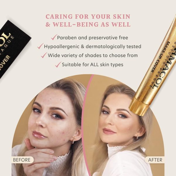 ⁦Dermacol make-up Cover 212 waterproof 30 g⁩ - الصورة ⁦6⁩