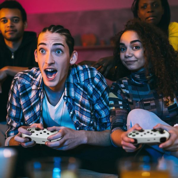 ⁦Gaming Controller with Hall Effect Trigger, Azonee Wireless Remote for Nintendo Switch/Lite/OLED/PC/for IOS/Android/for Steam, RGB LED, Turbo Function⁩ - الصورة ⁦7⁩