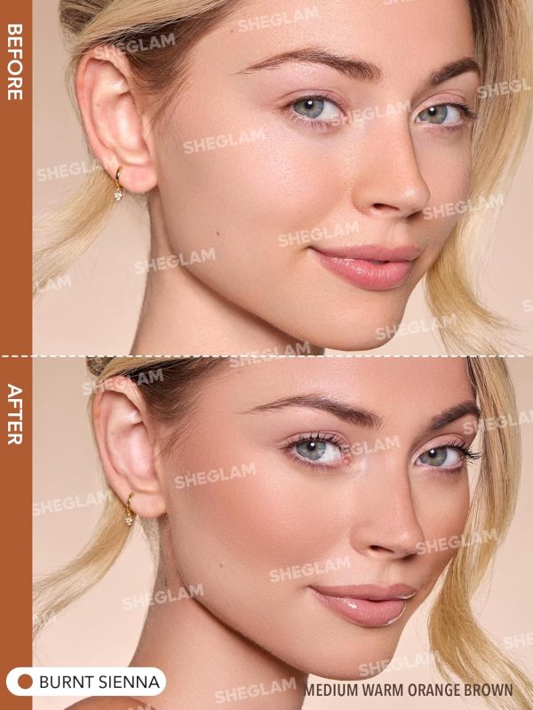⁦SHEGLAM Sun Beam Matte Liquid Bronzer-Burnt Sienna⁩ - الصورة ⁦7⁩