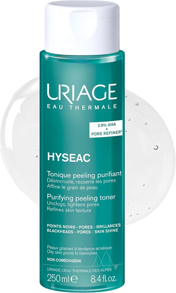 ⁦Uriage - Hyséac Purifying Face Toner 250ml - For Oily Skin - Reduces Blackheads, Pores & Shine - Mild Exfoliating Effect - Refreshing Fragrance - Non-comedogenic⁩ - الصورة ⁦2⁩