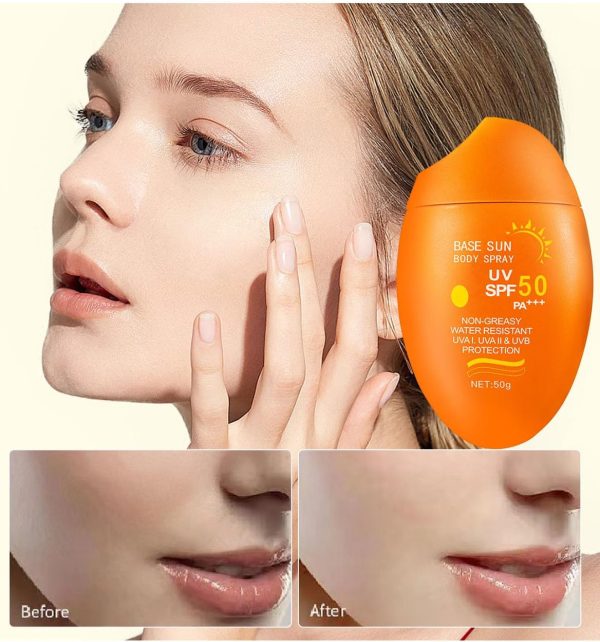 ⁦MarlaMall SPF50+ Sun Protection Summer Body Sun Protection Waterproof Sun Protection Summer Sunscreen Natural Plant Face Sun Care, 50g⁩ - الصورة ⁦6⁩