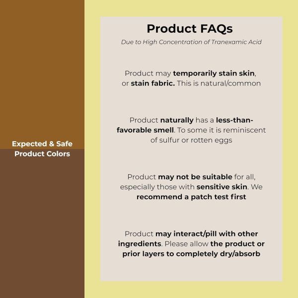 ⁦Naturium Multi-Bright Tranexamic Acid Treatment 5%, Skin Care with Encapsulated Kojic Acid & Alpha Arbutin, 1 oz⁩ - الصورة ⁦3⁩
