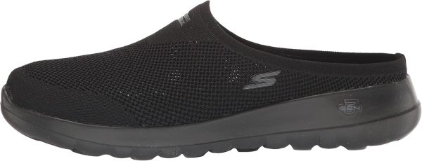 ⁦Skechers Performance Womens Go Walk Joy Quiet Sunset Mule Black/Black, 40 EU⁩ - الصورة ⁦8⁩