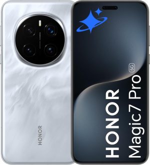 Honor Magic7 Pro DUAL-SIM 512GB ROM + 12GB RAM (GSM Only|No CDMA) Factory Unlocked 5G Smartphone (Lunar shadow Grey) - International Version