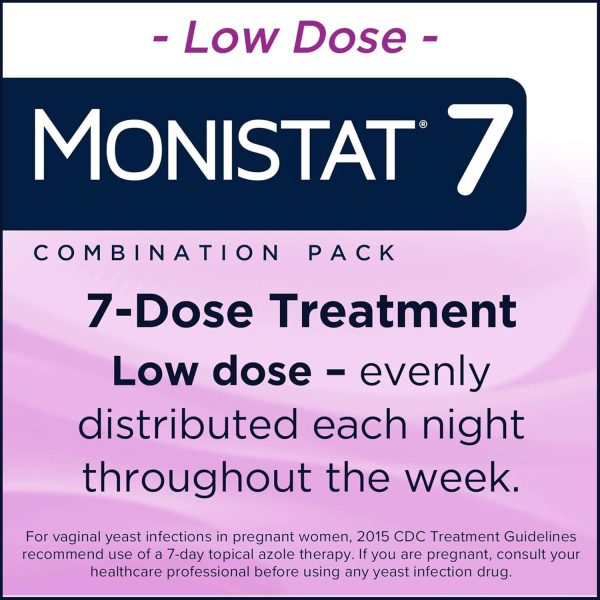 ⁦Monistat 7-Day Yeast Infection Treatment | Cream + External Itch Relief Cream⁩ - الصورة ⁦5⁩
