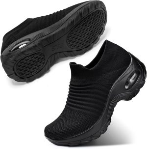 STQ Women's Running Shoes Breathable Air Cushion Sneakers
