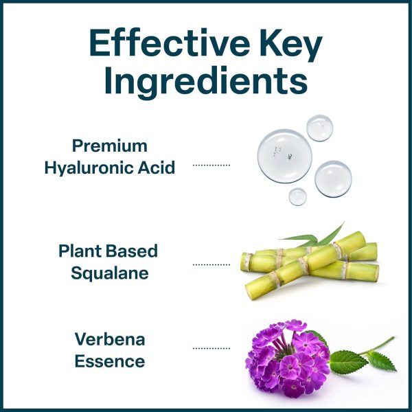 ⁦QRxLabs Plant-Based Squalane HA+ Moisturizing Cream with Hyaluronic Acid - Organic ECOCERT Approved USDA Certified Squalane Derived from Sugarcane - Moisturizer for Face, Body & Skin - 2 Fl Oz / 60 ml⁩ - الصورة ⁦3⁩