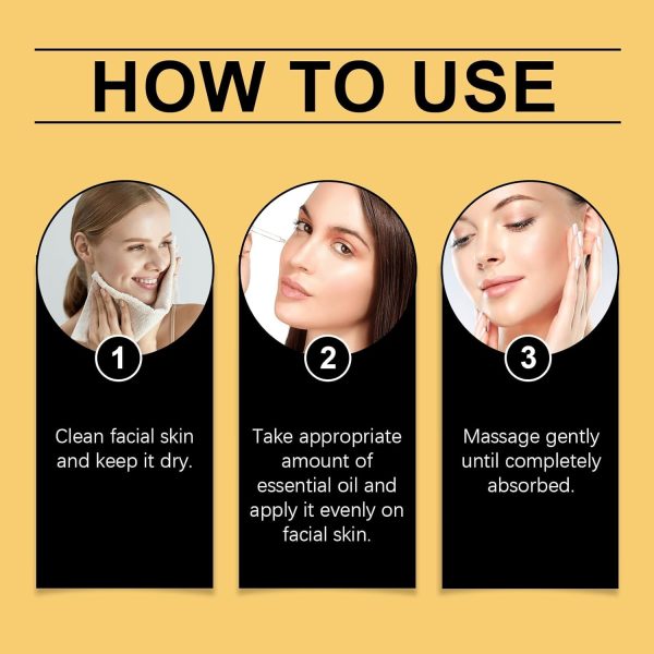 ⁦Azonee Glow Vitamin C & Turmeric Face Oil, Brightening Anti-Aging Serum, Hydrating Facial Oil for Dark Spots, Fine Lines, and Wrinkles (1 FI.Oz)⁩ - الصورة ⁦7⁩