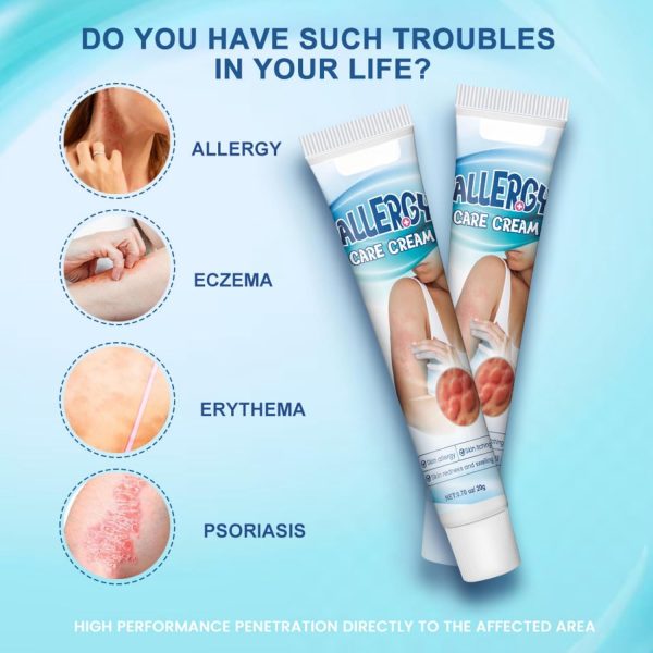 ⁦NOVOLAN Allergy Care Cream - 20g Anti-Allergy Relief Ointment for Skin Itch, Bug Bites, Fungal Infections, & Irritation - Provides Soothing Relief from Itching & Inflammation - Hypoallergenic Formula⁩ - الصورة ⁦2⁩