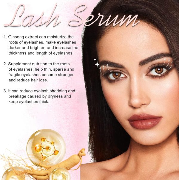 ⁦NALACAL Lash Serum for Eyelash and Eyebrow Growth, Lash Enhancing Serum with Advanced Formula to Boost Longer Fuller and Thicker Luscious Lashes, Hypoallergenic (3.5ml)⁩ - الصورة ⁦3⁩