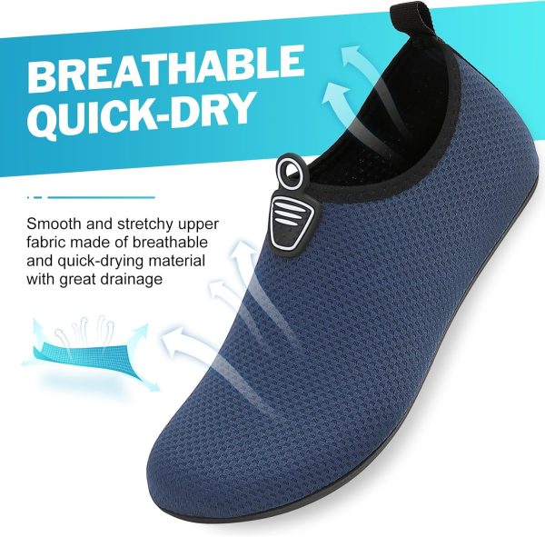⁦RUOMU Unisex Bathing Shoes, Water Shoes, Quick-Drying Water Sports Shoes, Swimming Shoes, Size 34-47⁩ - الصورة ⁦2⁩