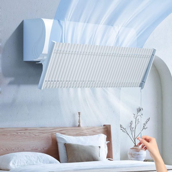 ⁦Excefore Adjustable AC Air Deflector for Split Air Conditioners, Foldable and Telescopic Air Outlet Baffle, Enhances Cooling and Heating Circulation, Adjustable Wind Direction⁩ - الصورة ⁦5⁩