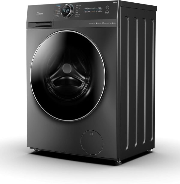 ⁦Midea Frontload Washer/Dryer, 10/7kg, 14 Programs, WiFi, Silver - MF200D100W/T-SA⁩ - الصورة ⁦2⁩