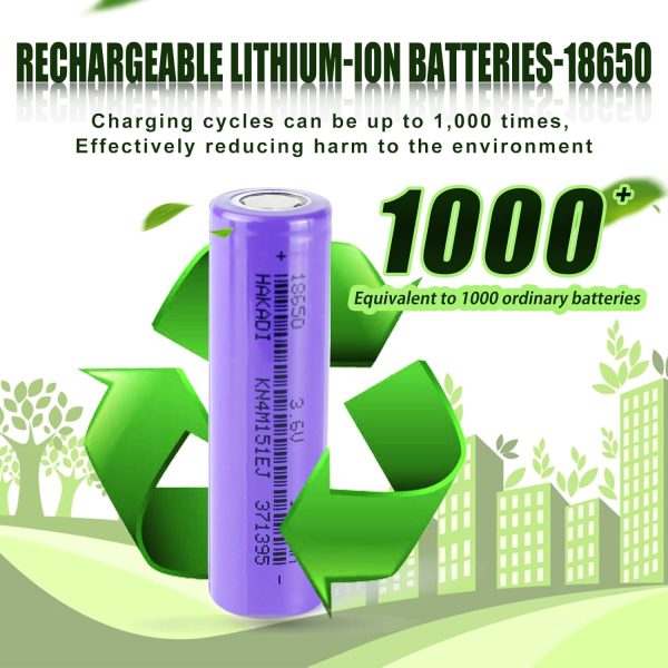 ⁦بطارية ليثيوم ايون 3.7 فولت 3000mAh من هاكادي عالية الطاقة 3C-5C تفريغ 3C-5C علوية مسطحة قابلة لاعادة الشحن للقوارب التي تعمل بجهاز تحكم عن بعد 4 قطع⁩ - الصورة ⁦5⁩