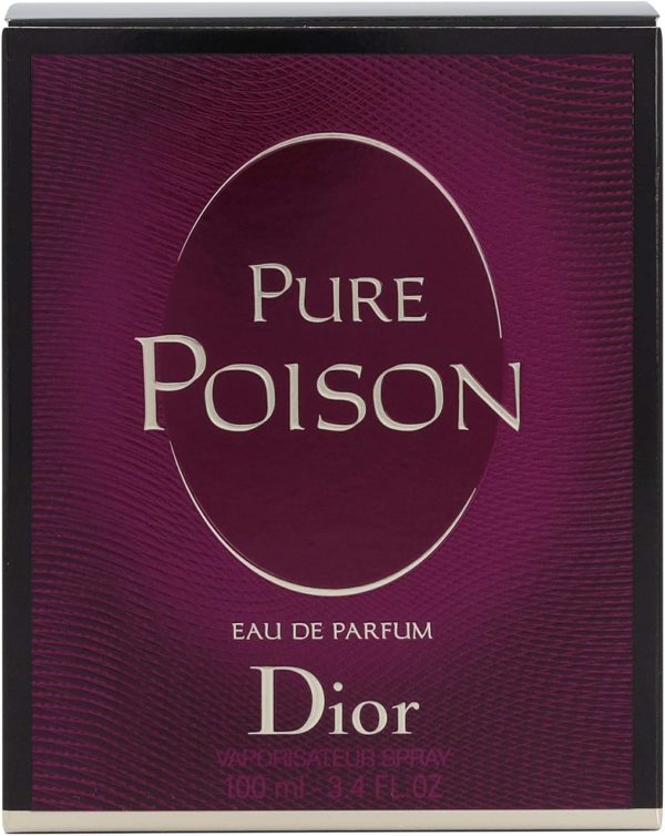 ⁦Pure Poison by Christian Dior for Women - Eau de Parfum, 100 ml⁩ - الصورة ⁦3⁩