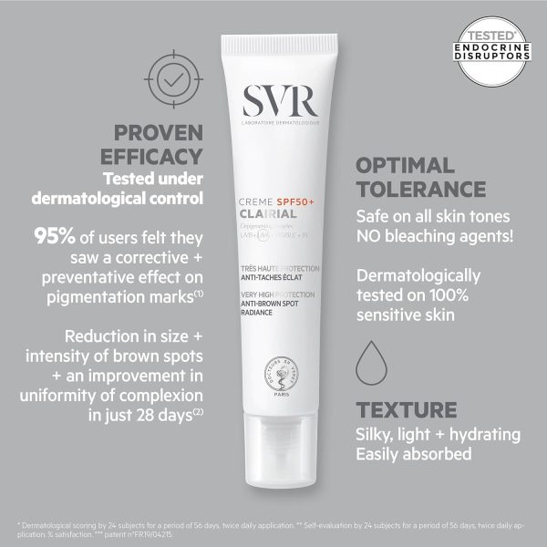 ⁦Svr Clerial Cream SPF 50+ 40ml⁩ - الصورة ⁦5⁩