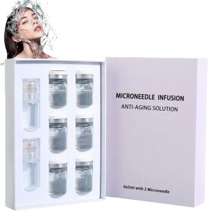 Seranova Micro Infusion System for Face, Micro Needling Infusion Kit Skin Tightener, Microneedling Skincare Serum for Tightening and Rejuvenating Face and Neck Contains (B)