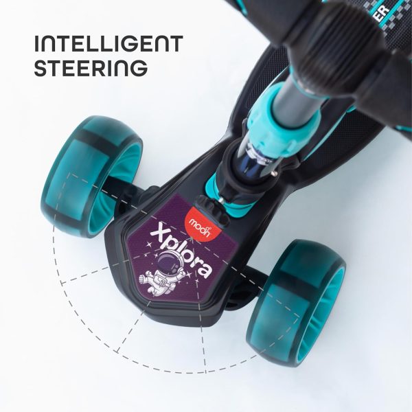 ⁦The Moon Brand Xplora Baby/Kids 3 Wheel Scooter⁩ - الصورة ⁦5⁩
