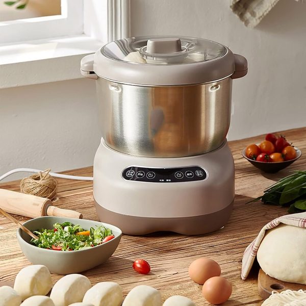 ⁦NAKEAH Dough Mixer, 7L Flour Mixing Kneading Dough Wake-up, 250W Machine Multi-functional Automatic Household Dough Mixer, Baking Dough Mixer, Stainless Steel, Dishwasher Safe⁩ - الصورة ⁦4⁩