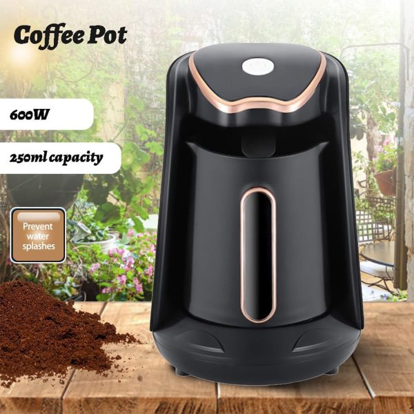 ⁦Saraele Turkish Coffee Maker Coffee Machine with 250ml/1 Cup Coffee Pot Single Serve Espresso Maker 600W Heating Coffee Pot 5 Minute Quick Making with Induction -drip Function ﻿⁩ - الصورة ⁦4⁩
