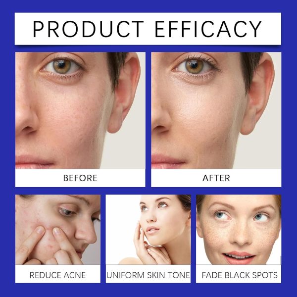 ⁦Face Serum, Pore Minimizer & Brightening Essence, Moisturizer with Hyaluronic Acid for Smooth & Radiant Skin⁩ - الصورة ⁦2⁩