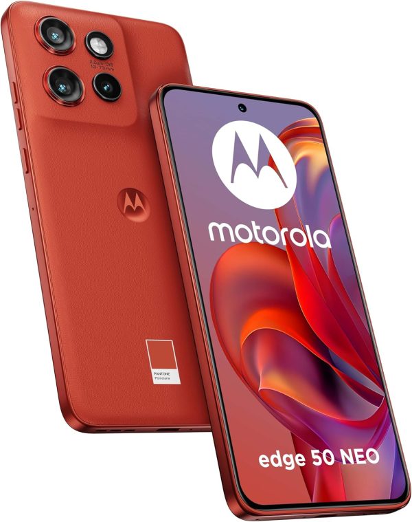 ⁦Motorola Edge 50 Neo Dual-SIM 512GB ROM + 12GB RAM (GSM Only | No CDMA) Factory Unlocked 5G Smartphone (Pantone Poinciana) - International Version⁩ - الصورة ⁦11⁩