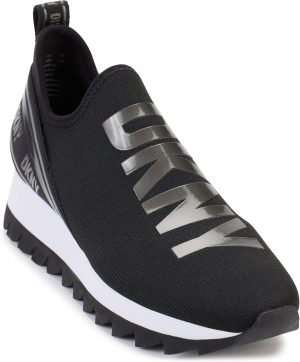 DKNY Women's Rubber Sole Knit Low-top Sneaker