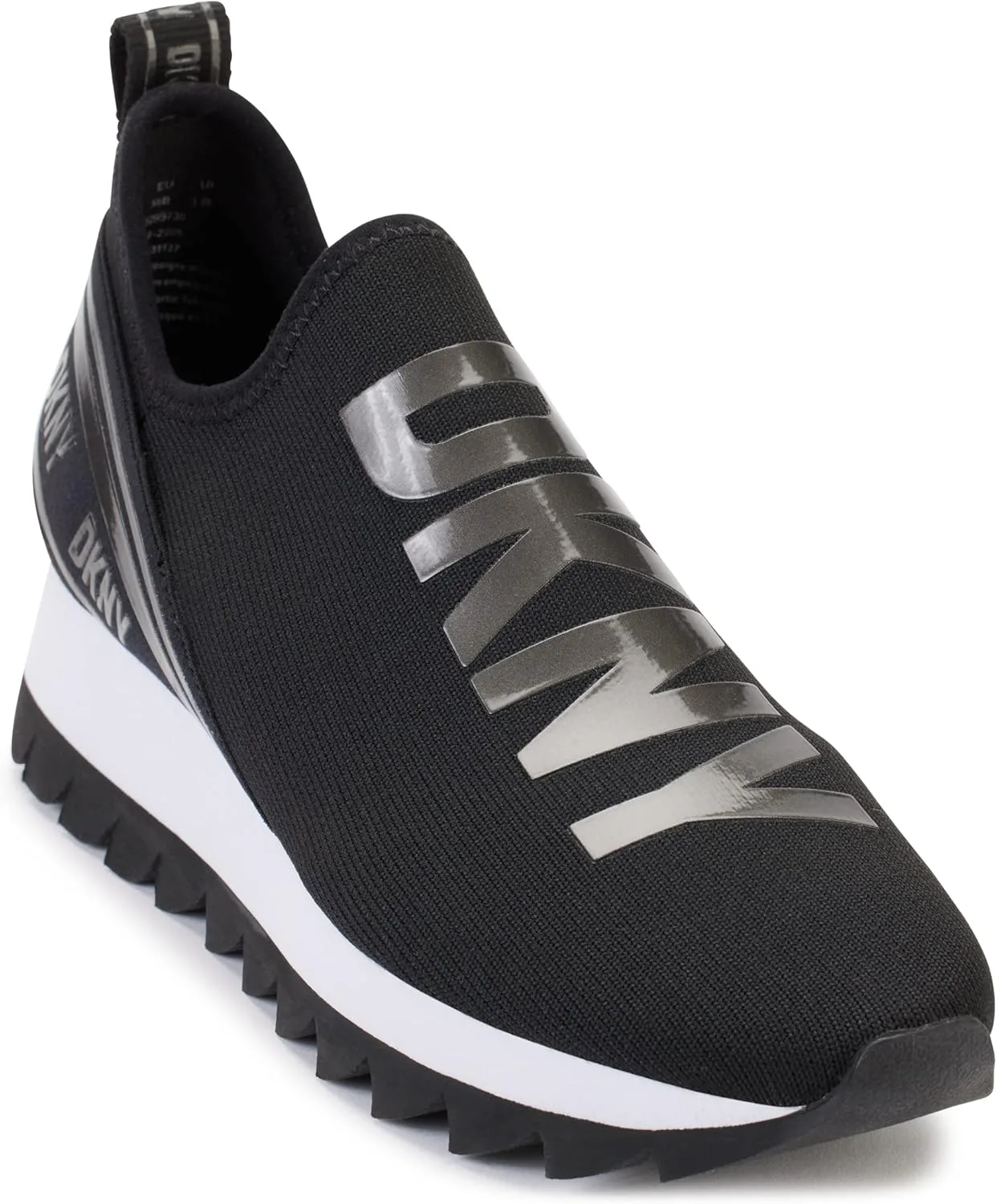 DKNY Women's Rubber Sole Knit Low-top Sneaker