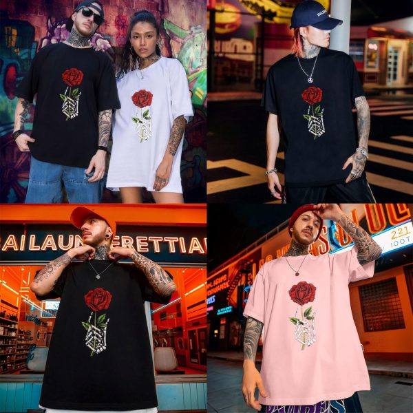 ⁦Bealin Men's Graphic Tees Casual Graffiti Short Sleeve Shirts Summer Rapper Streetwear Y2k Tops Tshirt⁩ - الصورة ⁦5⁩