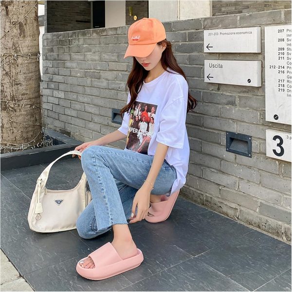 ⁦HAOLIHAO Women' Slippers Home Slippers Non-slip Slippers Bathroom Slippers for Women⁩ - الصورة ⁦7⁩