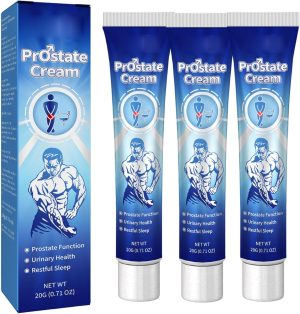 Prostate Cream, 20g Men Prostate Cream, Relieve Frequent Urination Improve Overall Prostate Health Cream For Male (3Pcs)