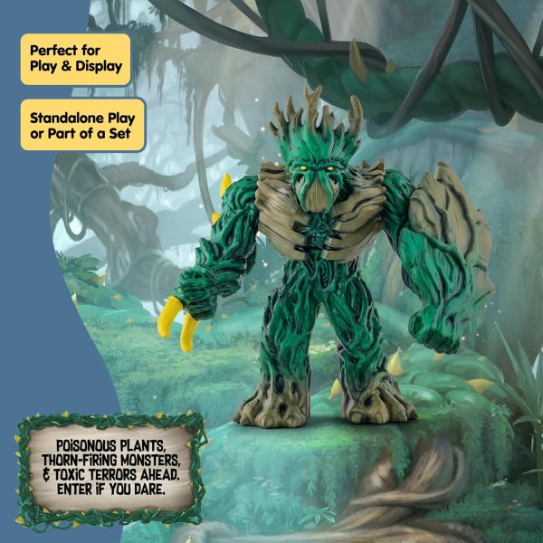 ⁦Schleich Eldrador Creatures, Mythical Creatures Toys for Kids, Jungle Emperor Action Figure with Movable Arms, Ages 7+⁩ - الصورة ⁦7⁩