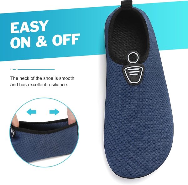 ⁦RUOMU Unisex Bathing Shoes, Water Shoes, Quick-Drying Water Sports Shoes, Swimming Shoes, Size 34-47⁩ - الصورة ⁦4⁩