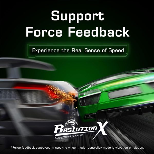 ⁦Brook Ras1ution X with Keychain – Xbox Racing Wheel Converter, Adapter for Series X|S, One & 360 | Supports 60+ Wheels, Force Feedback, App Customization [Official Exclusive Edition]⁩ - الصورة ⁦3⁩