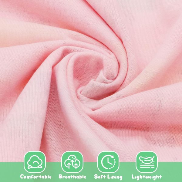 ⁦Baogaier Jacket Girls Hooded Outwear Windproof Toddler Long Sleeve Coat Kids Sunscreen Clothes Girl Outfits Zip Up Lightweight Soft Thin Age 2-7 Years⁩ - الصورة ⁦5⁩