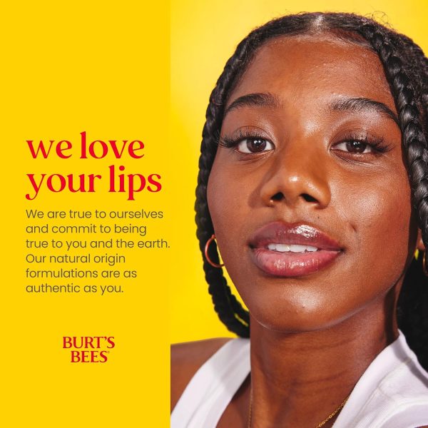 ⁦Burt's Bees Wild Cherry and Vanilla Bean Moisturizing Lip Balm Twin Pack for Unisex 2 x 0.15 oz Lip Balm⁩ - الصورة ⁦6⁩