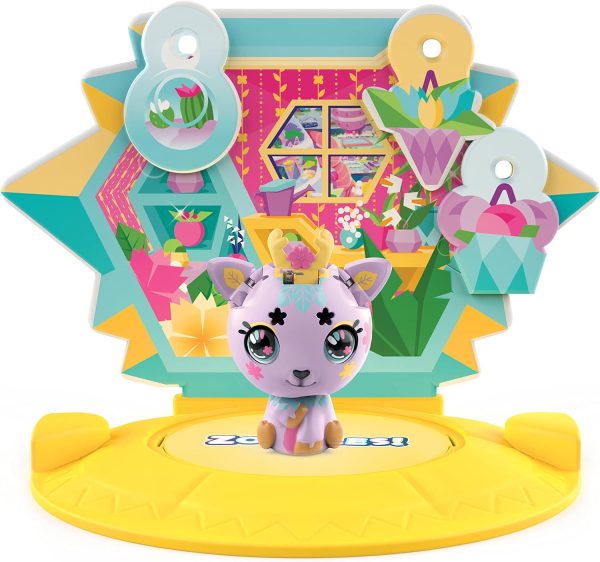 ⁦Zoobles, Kosmic Kitty Transforming Collectible Figure and Happitat Accessory, Kids Toys for Girls Aged 5 and above⁩ - الصورة ⁦7⁩