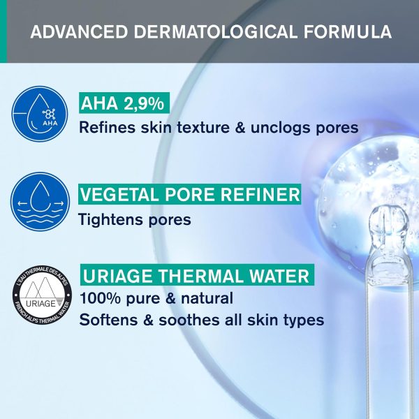 ⁦Uriage - Hyséac Purifying Face Toner 250ml - For Oily Skin - Reduces Blackheads, Pores & Shine - Mild Exfoliating Effect - Refreshing Fragrance - Non-comedogenic⁩ - الصورة ⁦5⁩