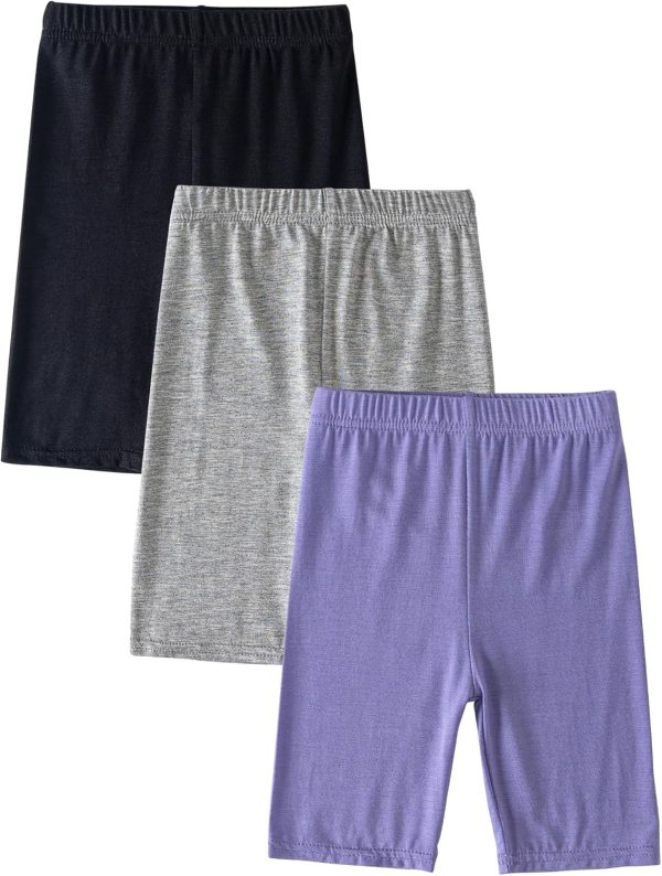 SEAUR Breathable Cycling Shorts for Big Girls Sports Summer Activities Modal Five Leggings Multi-Color Dance Elastic Waist Five-Point Design Thin Crop