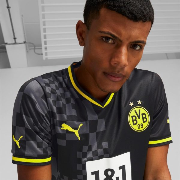 ⁦PUMA Men's BVB AWAY Jersey Replica w/Sponsor Football Shirt⁩ - الصورة ⁦4⁩