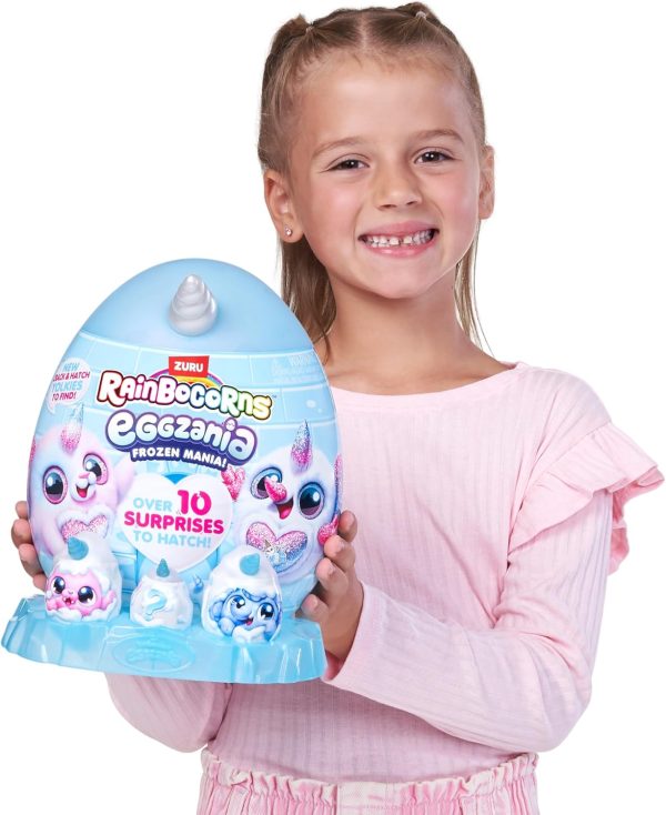 ⁦Rainbocorns Eggzania Frozencorn Mania by ZURU, Collectible Plush Toy for Girls 3+⁩ - الصورة ⁦4⁩