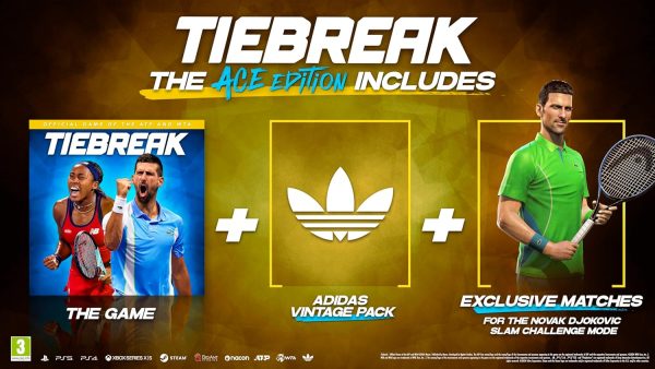 ⁦Tiebreak: Official Game of the ATP and WTA - ACE Edition (PS5)⁩ - الصورة ⁦2⁩