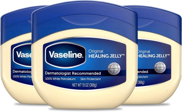 Vaseline Petroleum Jelly, Original 13 oz, Pack of 3