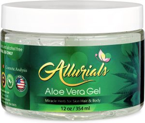 All Natural Aloe Vera Gel: Pure Aloe Vera Gelly from Organic Cold Pressed Aloe - Hydrates & Heals Dry, Itchy & Damaged Skin - Acne, Sunburn, Rash & Dandruff Relief - Fragrance & Alcohol Free - 350ml